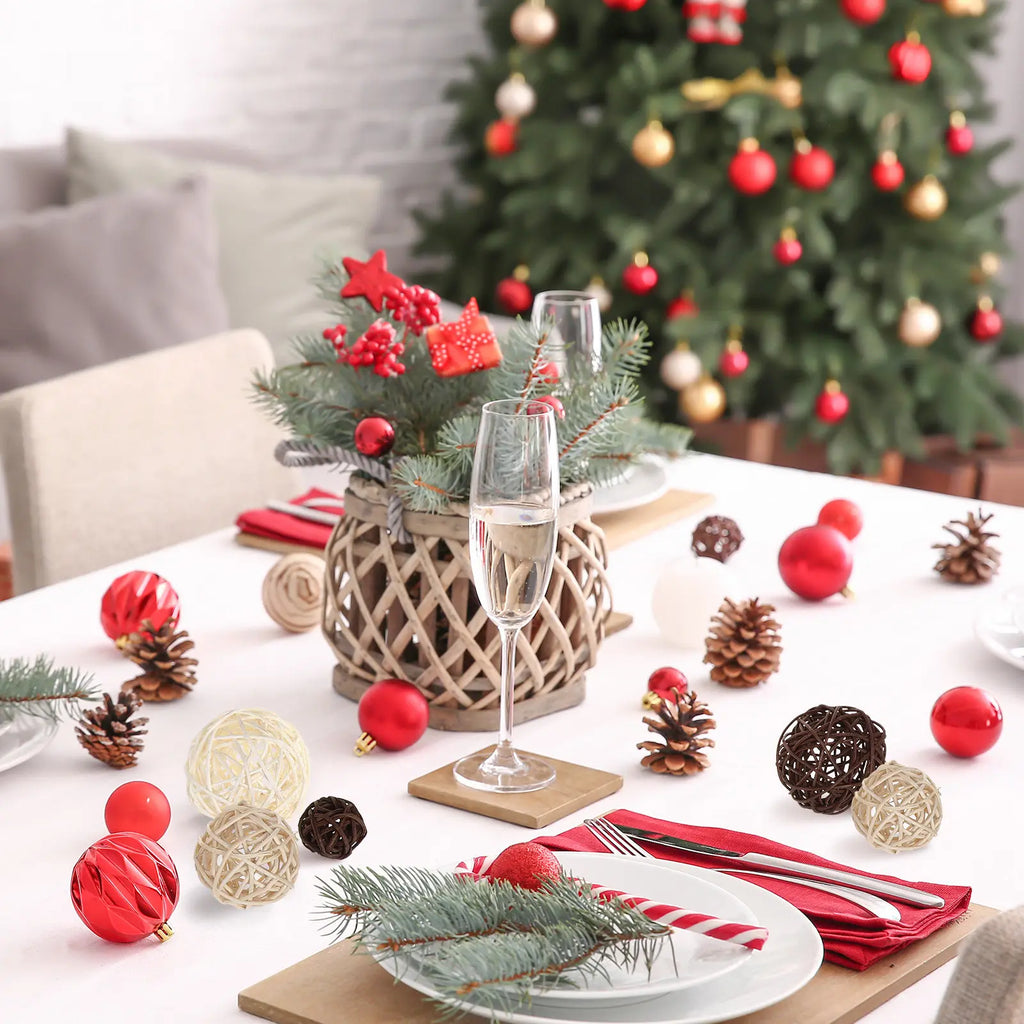 24Pcs Handcrafted Vine Ball Ornaments – Christmas & Home Decor Christmas Ornaments Richie's other