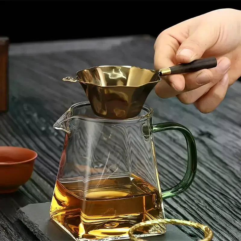 Koi Fish Tea Strainer – Fine Mesh Alloy Filter Gold & Silver Tea Strainer Richie's