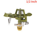 Metal 360° Pulsating Sprinkler 1/2 & 3/4 Inch Garden Irrigation Garden Sprinkler Richie's A1