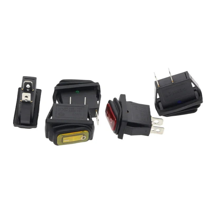 KCD3 Waterproof Rocker Switch 2-Pin ON-OFF 15A 250VAC Rocker Switch Richie's