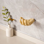 Hand Shape Wall Hook – Decorative Soap Holder & Organizer Decorative Wall Hook Richie's yellow