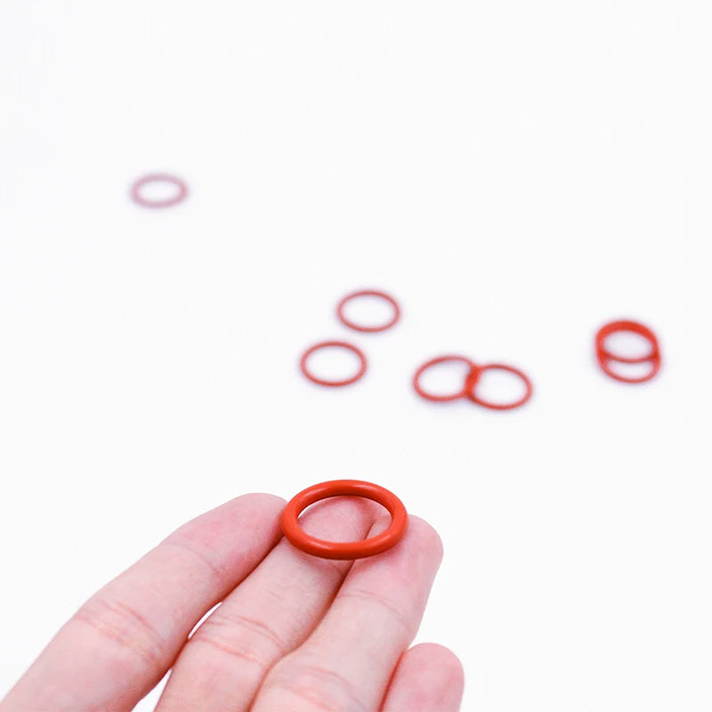 20PCS Red VMQ Silicone O-Rings CS2.8mm OD 15–30mm Gaskets Silicone O-Ring Gaskets Richie's