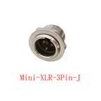 Mini XLR Connector 3/4/5/6 Pin Male Female Audio MIC Plug Audio XLR Connector Richie's 1Pcs 3Pin-J