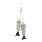 Mediterranean Fish Wood Carving Wall Hanging Décor Wall Hanging Décor Richie's 5-Blue