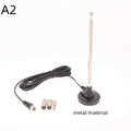 Indoor FM DAB Telescopic Antenna with 3 Adapters | Home Radio Indoor Radio Antenna Richie's A2