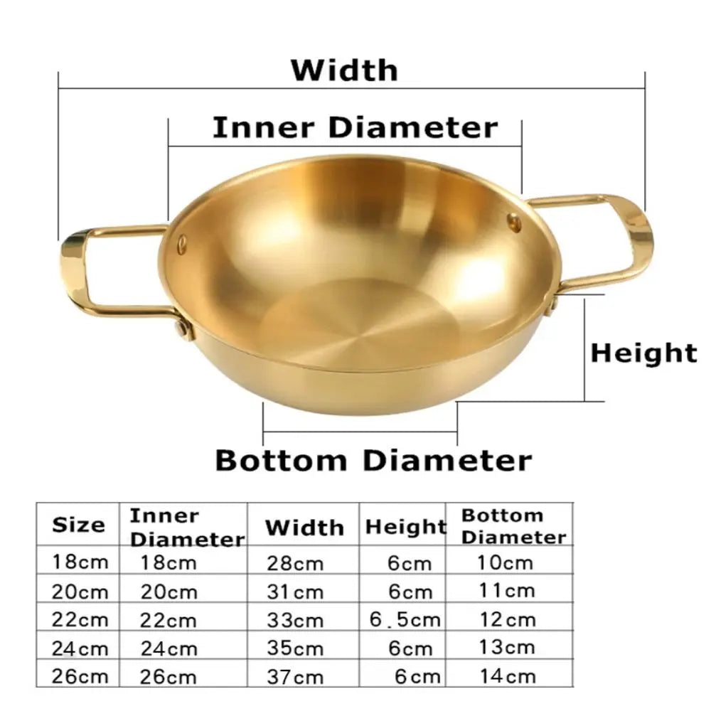 Stainless Steel Paella Pan & Seafood Pot – 18–26cm | Richie's Cookware Pot Pan Richie's