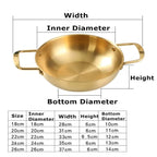 Stainless Steel Paella Pan & Seafood Pot – 18–26cm | Richie's Cookware Pot Pan Richie's