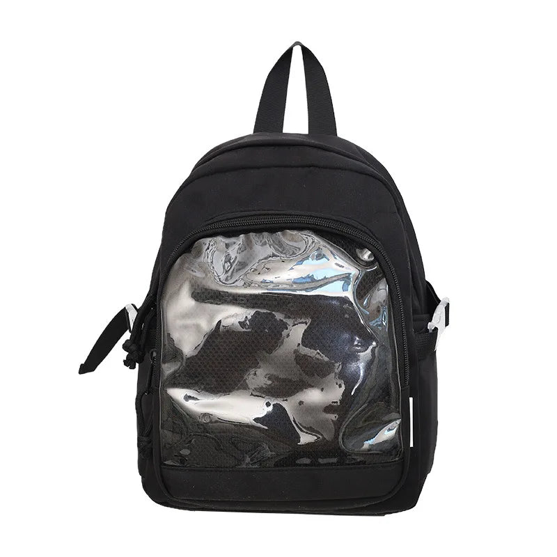 Japanese Y2K Ita Backpack – Cute Harajuku Preppy Schoolbag Ita Backpack Richie's S-24x15x31cm-black