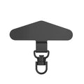 360° Rotatable Stainless Steel Phone Lanyard Clip Connector Phone Lanyard Clip Richie's 1Pcs Black