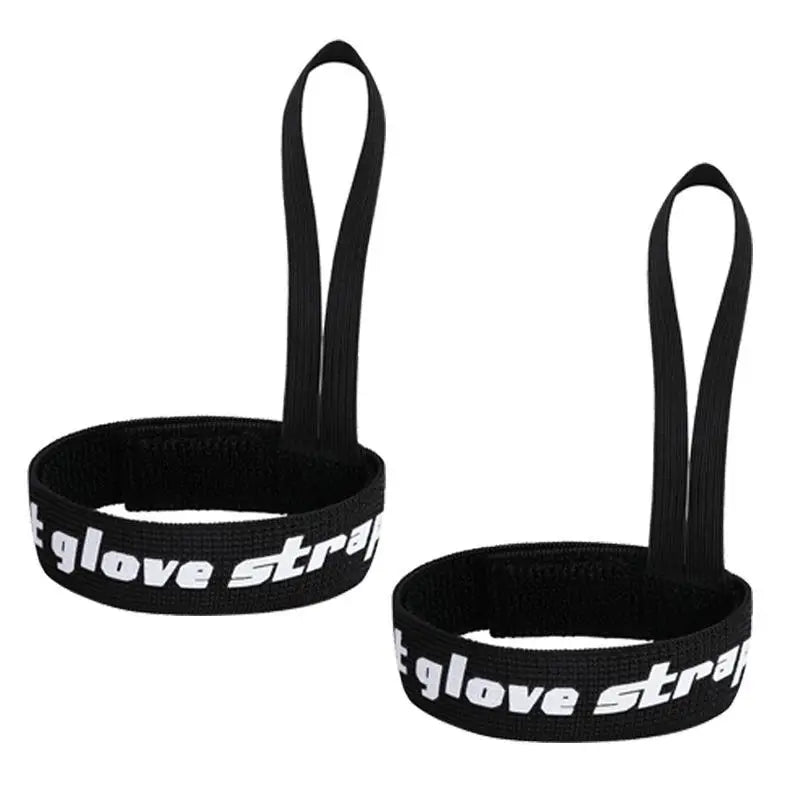 Elastic Wrist Straps for Ski & Snowboard Gloves | Unisex Ski Glove Strap Richie's 2pcs with logo