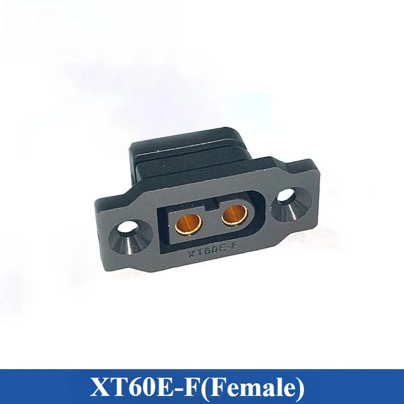 XT60 High Current Connector Plug – RC Aircraft & LiPo Battery RC Battery Connector Richie's XT60E-F black