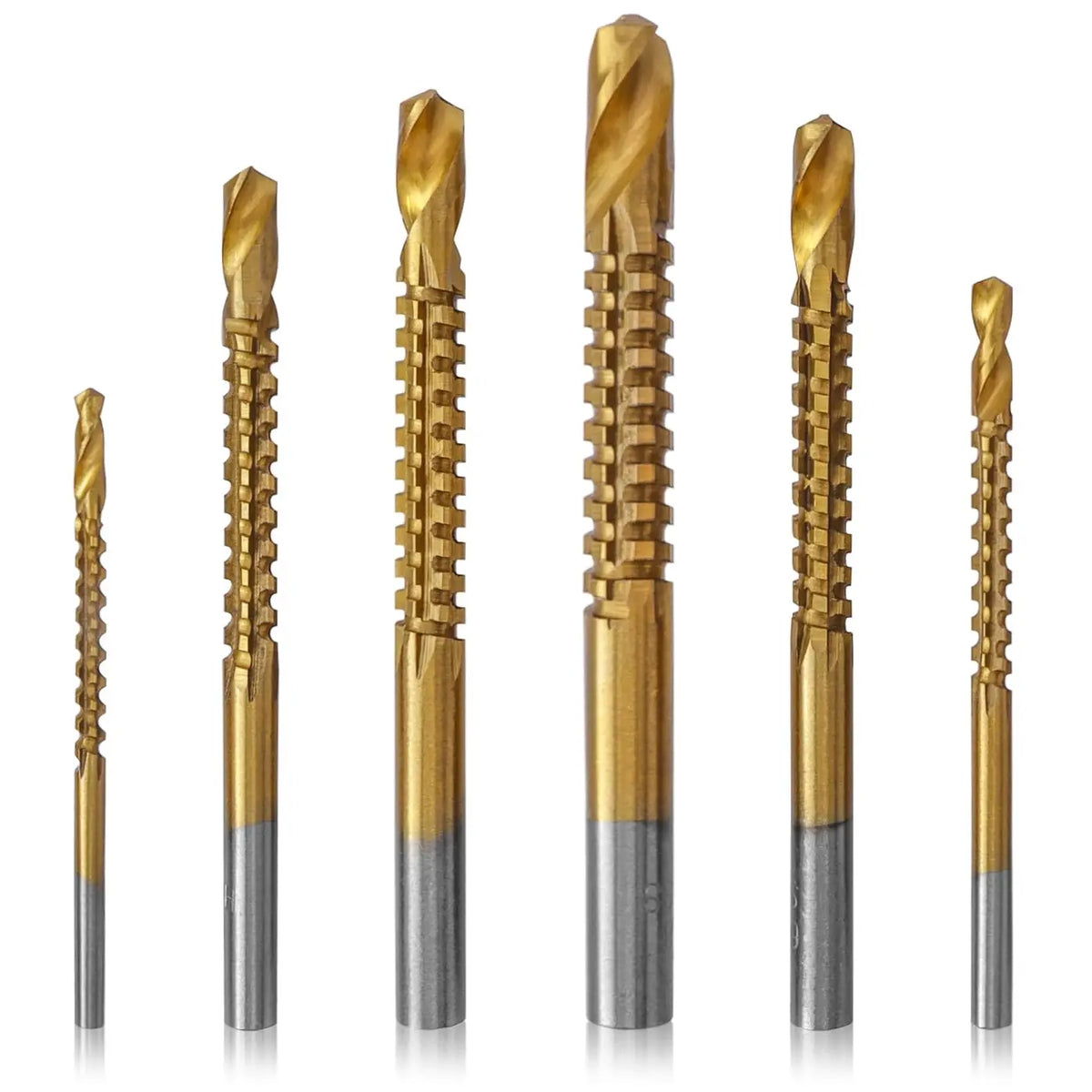 Titanium Coated HSS Drill & Saw Bit Set 3–8mm | 6 Piece HSS Drill Bit Set Richie's 6pcs