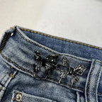 Star & Butterfly Jeans Waist Adjuster Pins – Metal Buttons Waist Adjuster Pins Richie's 3