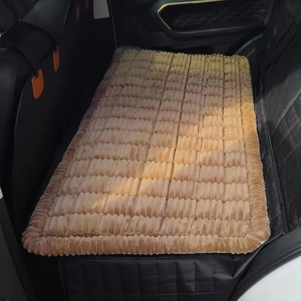 Washable Flannel Dog Car Seat Cover & Backseat Pet Bed Mat Dog Car Seat Cover Richie's Coffee