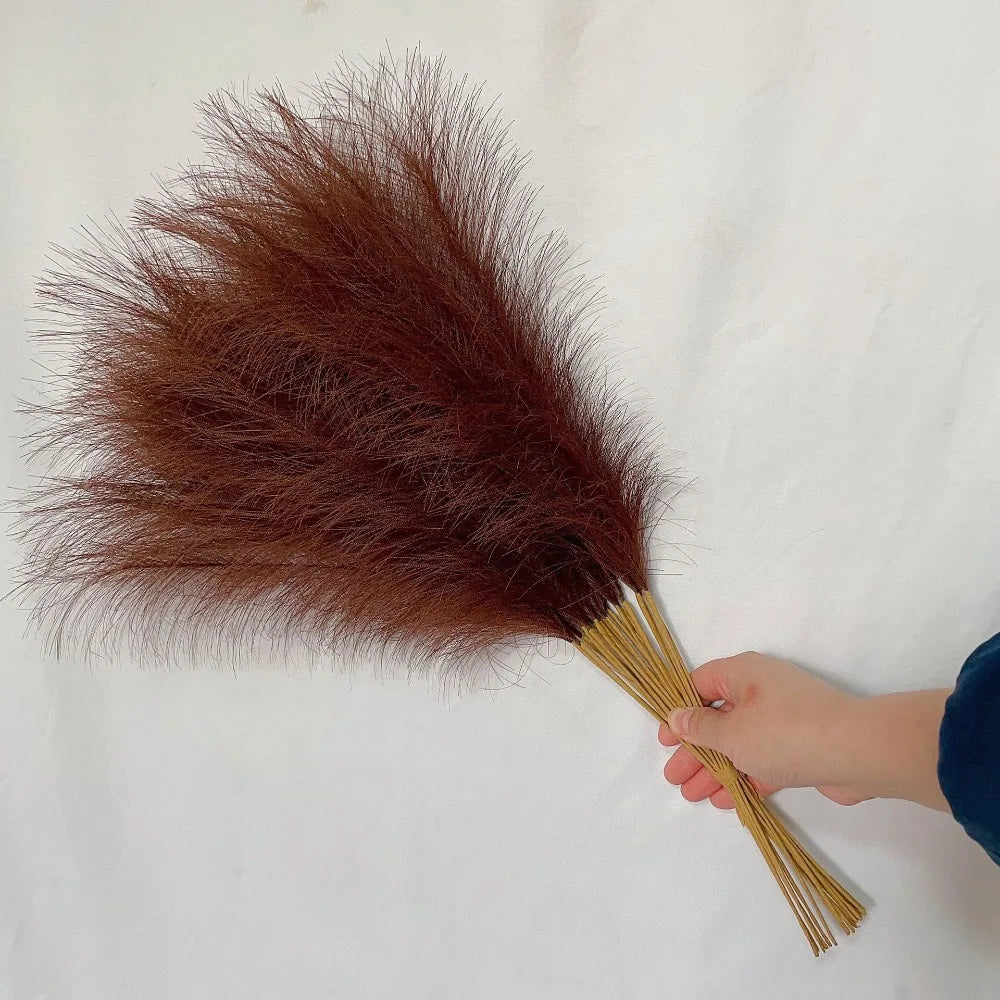 10PCS Fluffy Pampas Grass Artificial Stems 55CM | Wedding Decor Artificial Pampas Grass Richie's 19