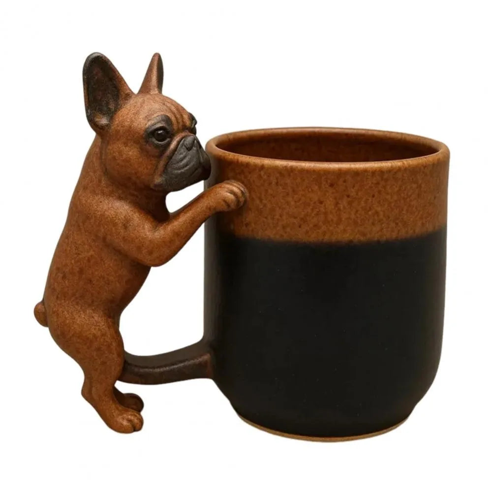 3D Dachshund Coffee Mug – Handcrafted Resin Animal Cup Gift Novelty Coffee Mug Richie's Style 3 <50ml