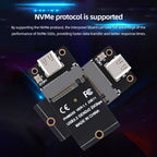 M.2 NVMe to USB-C Adapter ASM2364 USB 3.2 Gen2x2 – 2000MB/s SSD Adapter Board Richie's