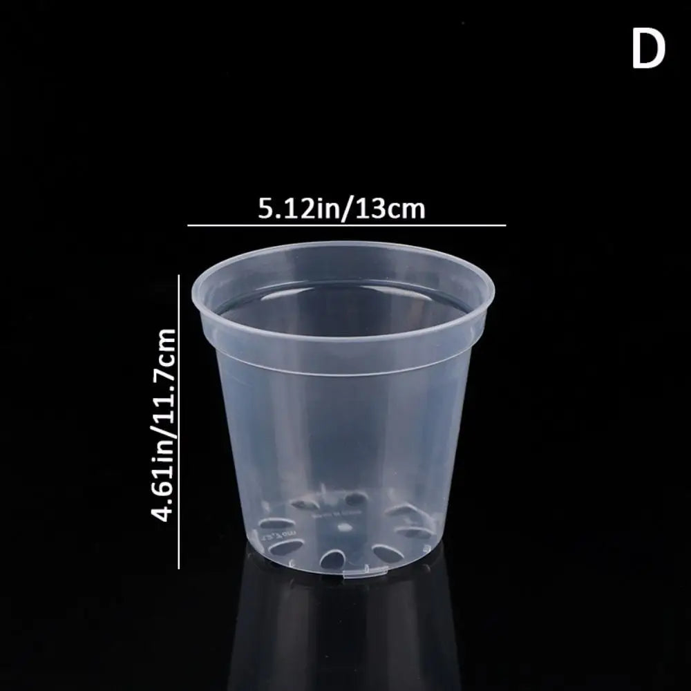 Transparent Plastic Orchid Nursery Planter Pot – Round DIY Nursery Planter Pot Richie's D