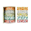 5 Rolls Spring Flower Washi Tape – Multicolor DIY Craft Set Decorative Washi Tape Richie's 2