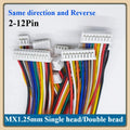 100PCS JST MX1.25 5-Pin 1.25mm Wire Connectors 28AWG 50cm Wire Cable Connector Richie's Single-head 5P 500mm