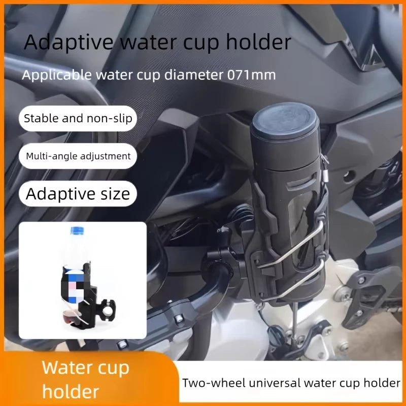 360° Adjustable Motorcycle Handlebar Cup & Bottle Holder Motorcycle Cup Holder Richie's