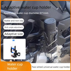 360° Adjustable Motorcycle Handlebar Cup & Bottle Holder Motorcycle Cup Holder Richie's