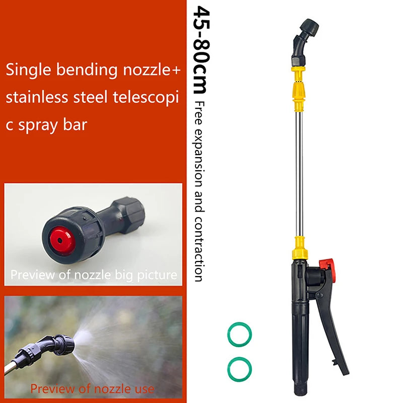 Retractable Stainless Steel Watering Wand Sprayer Extension Rod Garden Watering Wand Richie's A1