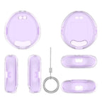 Crystal Clear Hard Case for Tamagotchi Uni – PC Shockproof Cover Game Console Case Richie's purple