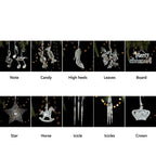 Transparent Acrylic Christmas Ornaments – Star Snowflake Pendant Christmas Ornament Richie's