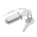 Cam Lock Cabinet & Drawer Lock with Keys – Zinc Alloy Cam Cabinet Lock Richie's