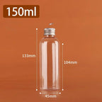 Clear Plastic Bottles with Aluminum Cap – 5ml to 500ml Cosmetic Storage Bottles Richie's A12