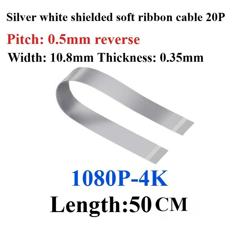 Raspberry Pi 4 Micro HDMI FFC Flat Cable 90° 20-Pin FPV