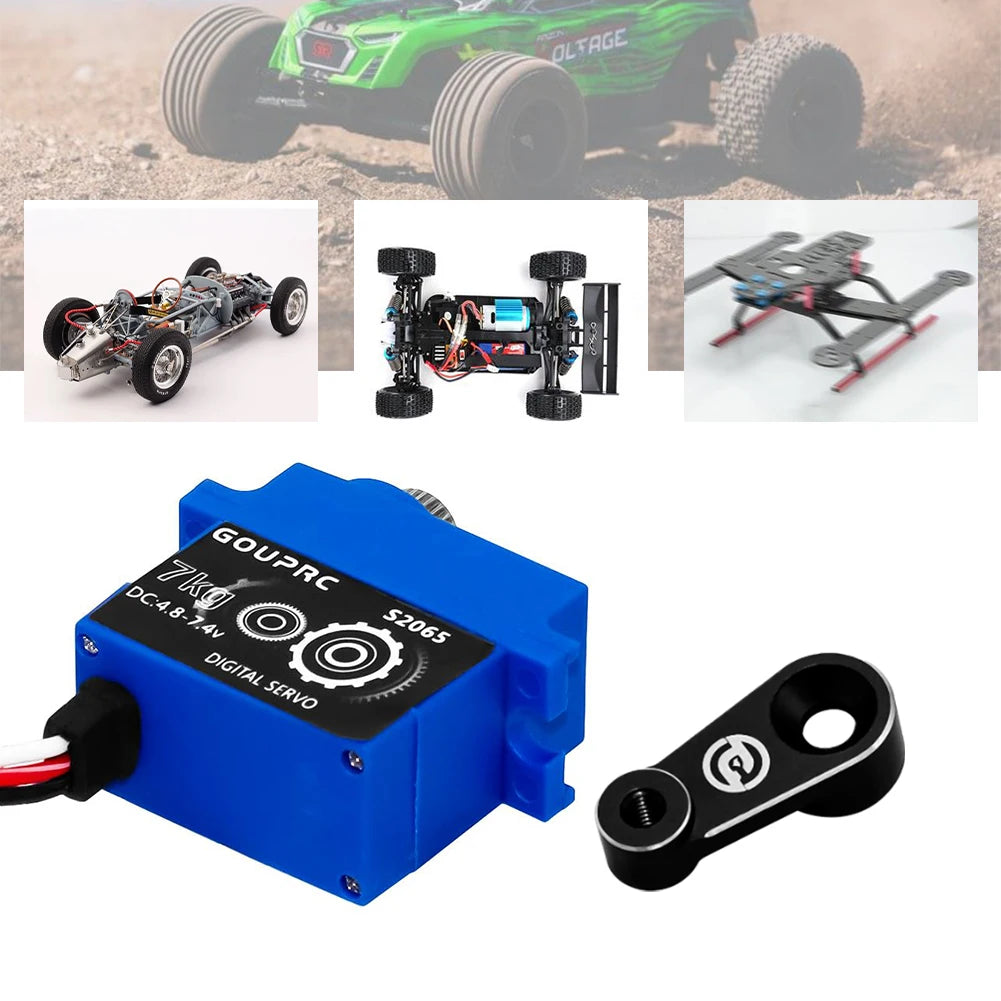 7KG Waterproof Digital RC Servo Metal Gear for TRX4 TRX6 SCX10 RC Car Servo Richie's