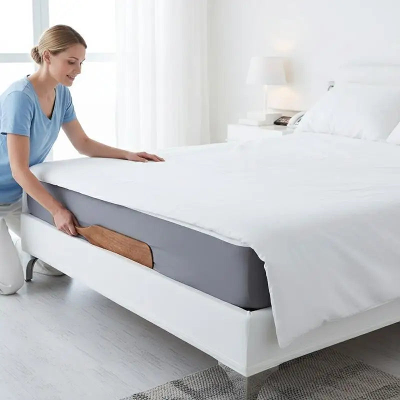 Wood Mattress Lifter – Easy Bed Sheet & Skirt Tuck Tool Mattress Lifter Tool Richie's