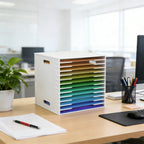 12-Tier Desktop File Organizer | A4 Paper Holder with Handles Desktop File Organizer Richie's