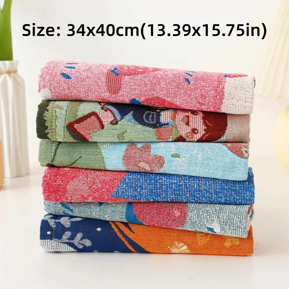 Large 4-Layer Cotton Gauze Hand Towel 34x40cm – Quick Dry Cotton Hand Towel Richie's