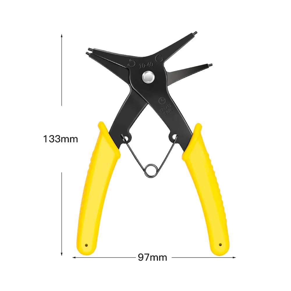 2-in-1 Circlip Pliers – Internal & External Snap Ring Tool Circlip Pliers Richie's