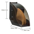 Acrylic Coffee Filter Paper Holder with Dust-Proof Cover – 100pc Coffee Filter Holder Richie's