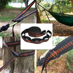 2PCS Hammock Tree Straps 600 lbs – Polyester 5-Ring Straps Hammock Straps Richie's