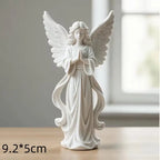 Praying Guardian Angel Statue 3D Printed Religious Figurine Decorative Figurine Richie's A3
