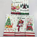 5-Piece Christmas Microfiber Towel Set – Snowflake & Heart Holiday Towel Set Richie's 5pcs
