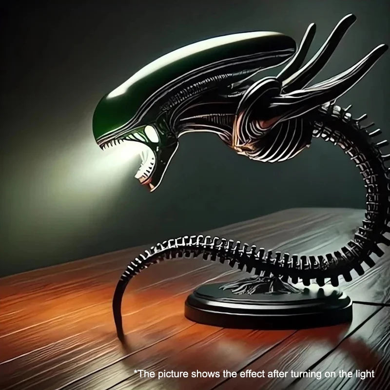 Alien Creature LED Desk Lamp – Resin Novelty Night Light Decor Novelty Desk Lamp Richie's B