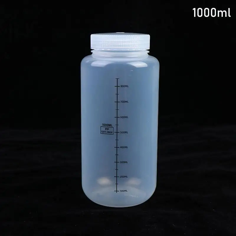 Wide Mouth PP Lab Storage Bottles with Lids 500ml & 1000ml Lab Storage Bottle Richie's 1000ml