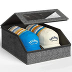 24-Cap Clear Window Hat Storage Box – Stackable Organizer Hat Storage Organizer Richie's