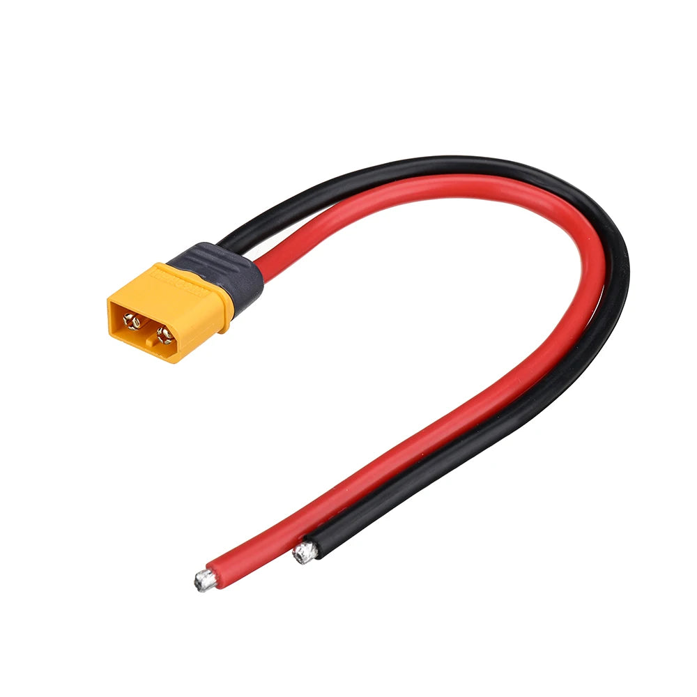 XT60 Male Female Plug Connector 12AWG Silicone Cable 10–30cm RC Power Connector Cable Richie's