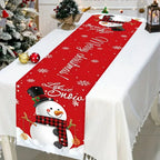 Christmas Table Runner Santa Snowman Elk Holiday Décor 120x33cm Christmas Table Runner Richie's 3