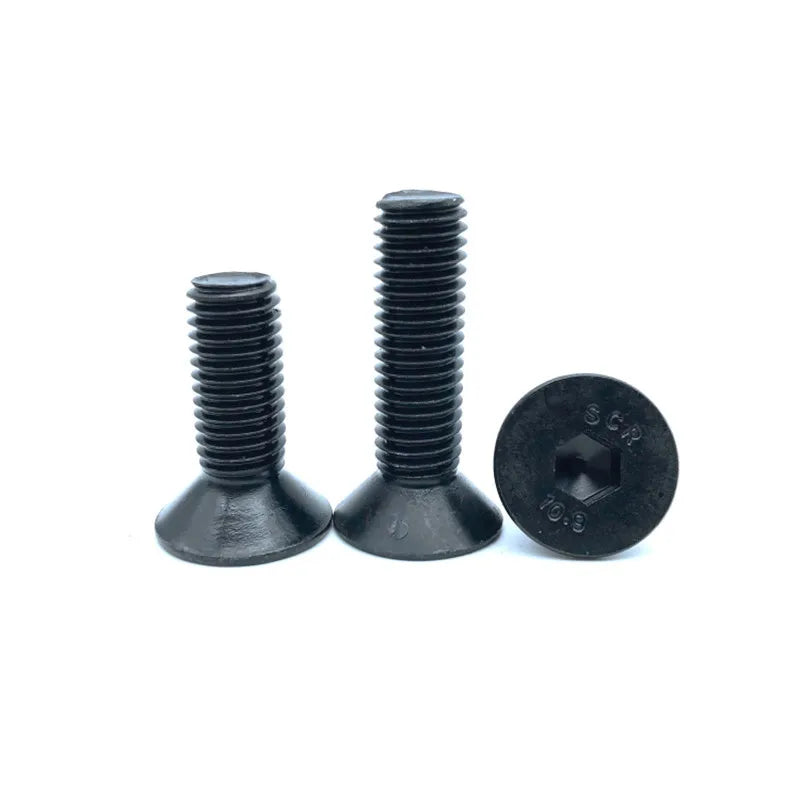 M6 M8 M10 M12 Grade 10.9 Black Countersunk Hex Machine Screws Machine Screws Richie's