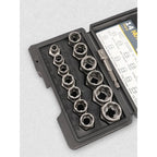14Pc Stripped Lug Nut Remover Set | Impact Bolt Extractor Kit Bolt Extractor Set Richie's