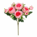 Faux Silk Artificial Roses Long Stem Fake Flowers – Home & Wedding Artificial Silk Flowers Richie's Dusty Pink