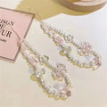 Korean Pink Bear Butterfly Phone Strap Lanyard Keychain Charm Phone Strap Keychain Richie's 2PCS